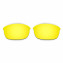 Hkuco Mens Replacement Lenses For Oakley Flak Jacket Blue/24K Gold/Titanium Sunglasses
